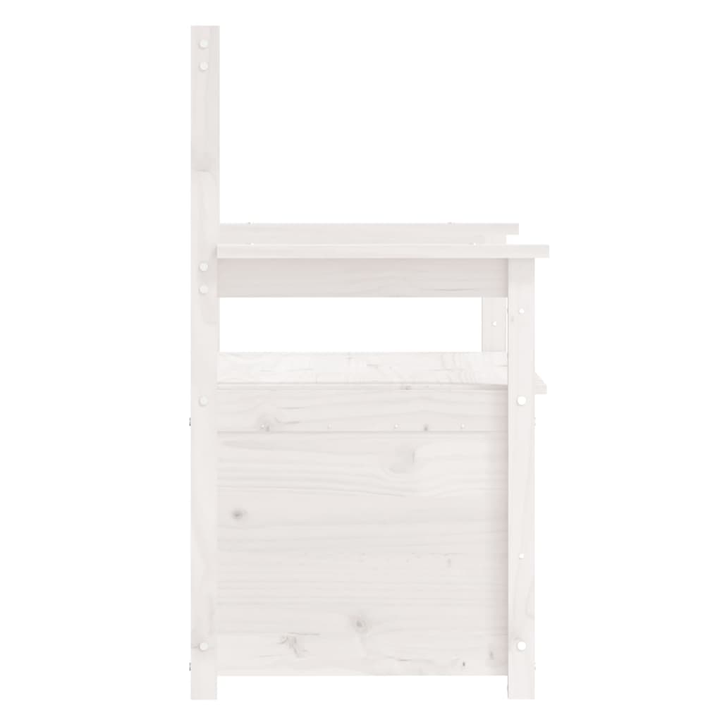 Banco De Madera Maciza De Pino 112,5X51,5X96,5 Cm