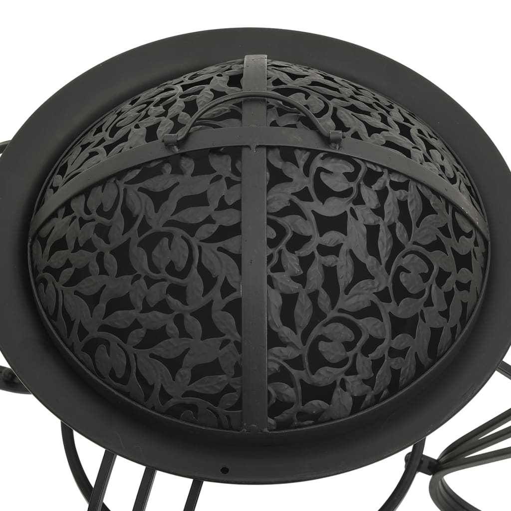 Brasero Con Atizador Acero 49 Cm