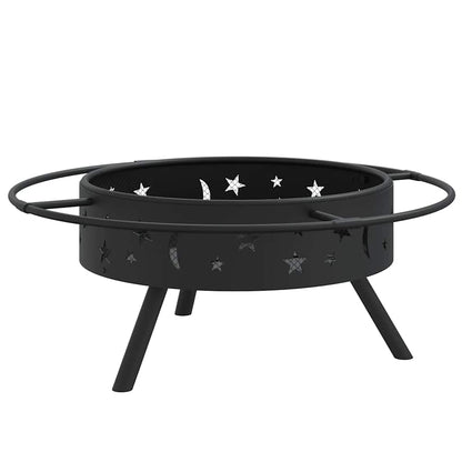 Brasero Con Atizador Acero Xxl 70 Cm