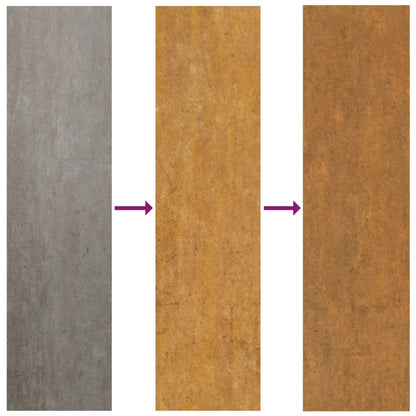 Jardineras De Pared 2 Uds Acero Corten Oxidado