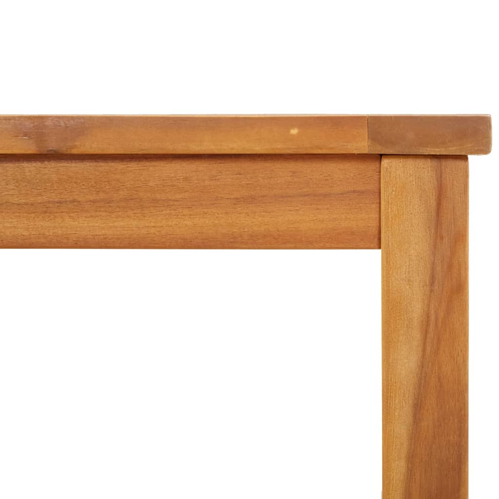 Mesa De Centro De Madera Maciza De Acacia 40X40X36 Cm