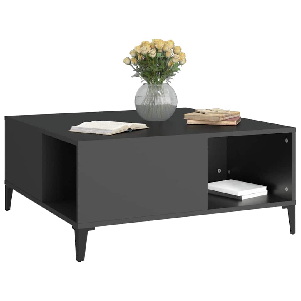 Mesa De Centro Madera Contrachapada 80X80X36,5 Cm