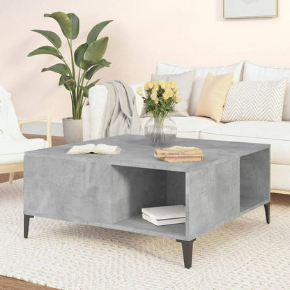 Mesa De Centro Madera Contrachapada 80X80X36,5 Cm