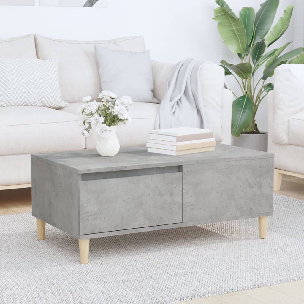 Mesa De Centro Madera Contrachapada 90X50X36,5 Cm