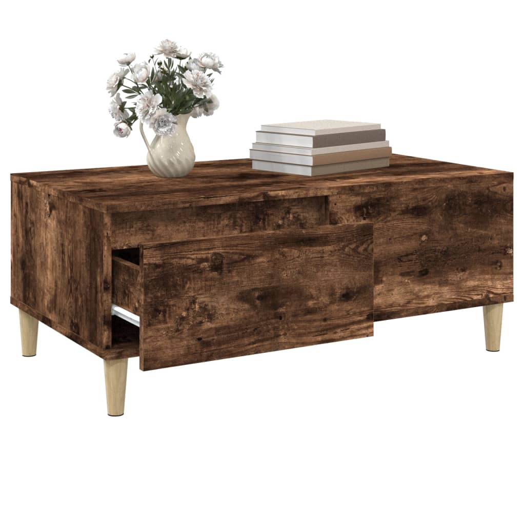 Mesa De Centro Madera Contrachapada 90X50X36,5 Cm