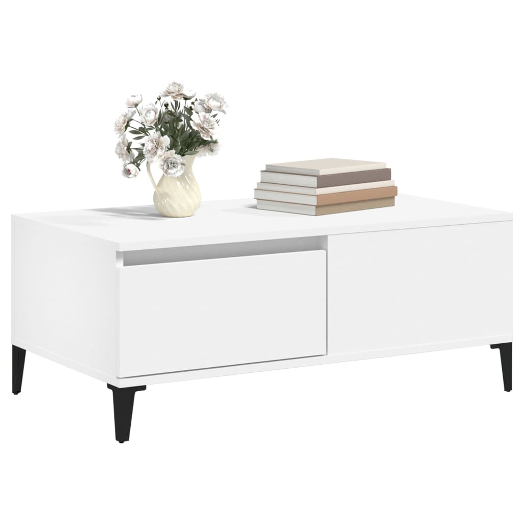 Mesa De Centro Madera Contrachapada 90X50X36,5 Cm