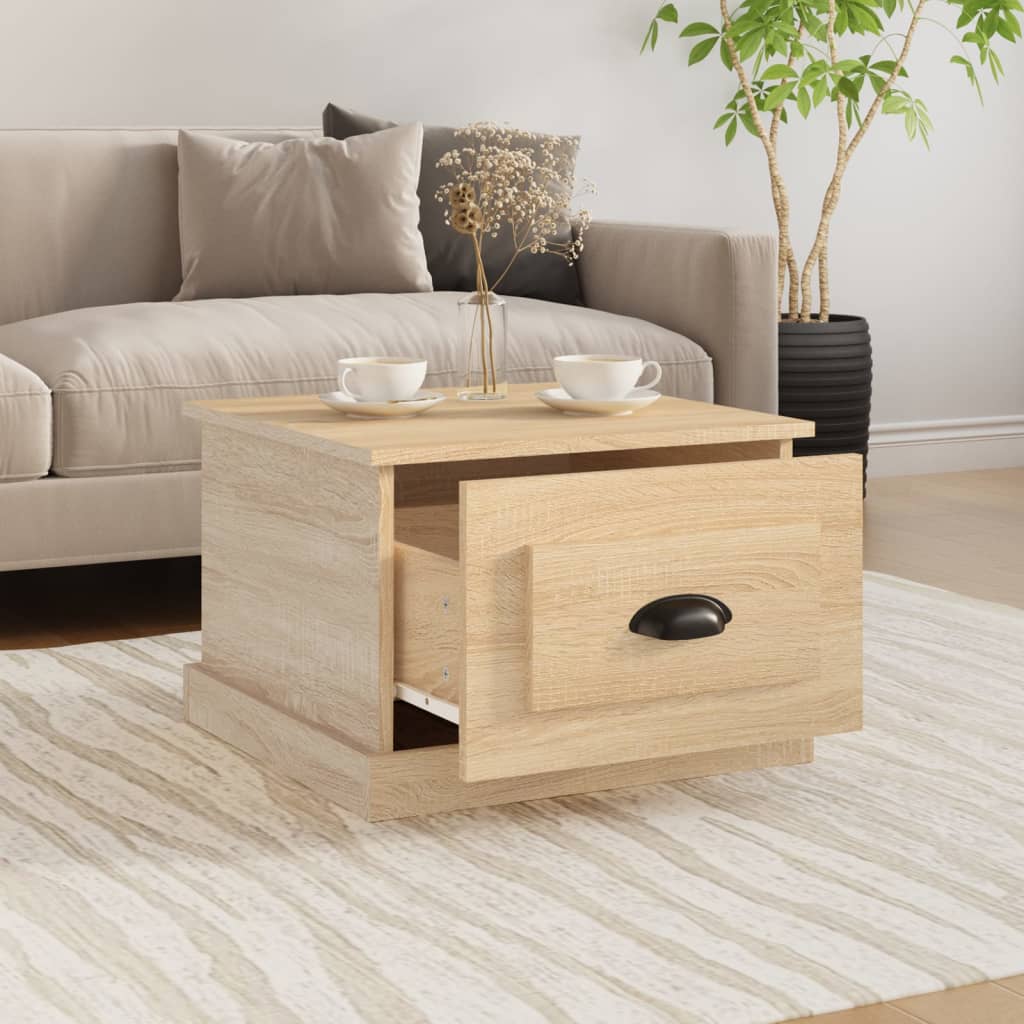 Mesa De Centro Madera Contrachapada 50X50X35 Cm