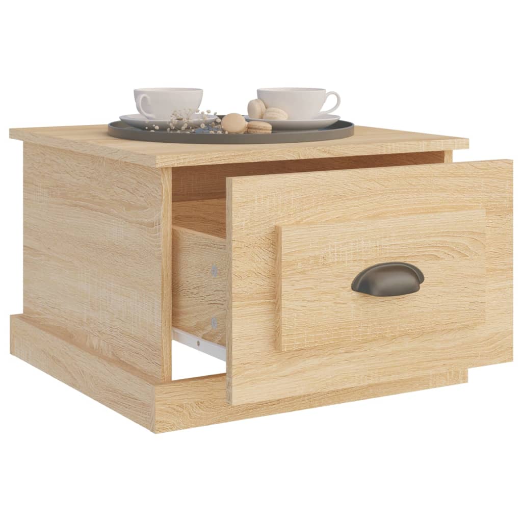 Mesa De Centro Madera Contrachapada 50X50X35 Cm
