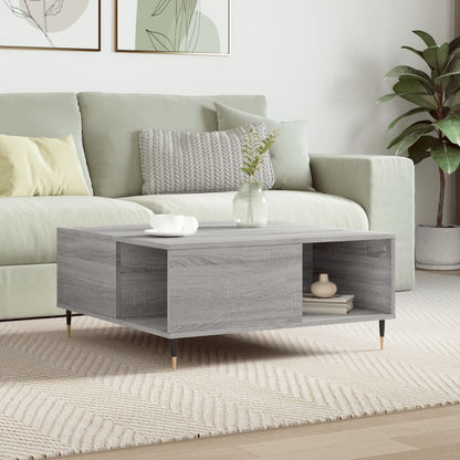 Mesa De Centro Madera Contrachapada 80X80X36,5 Cm