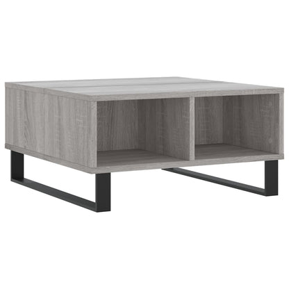 Mesa De Centro Madera De Ingeniería 60X60X30 Cm