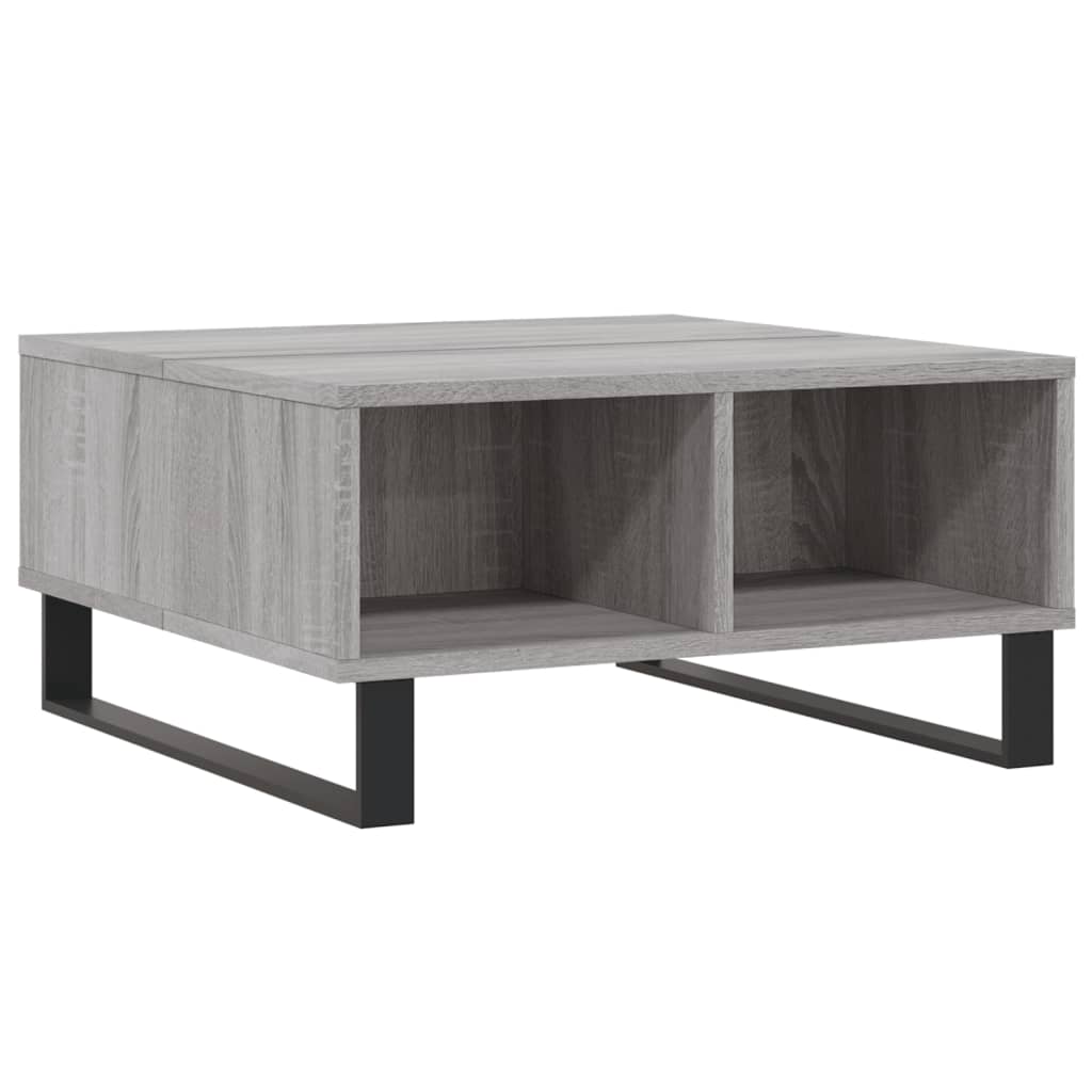 Mesa De Centro Madera De Ingeniería 60X60X30 Cm