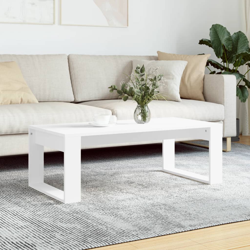 Mesa De Centro Madera De Ingeniería 102X50X35 Cm