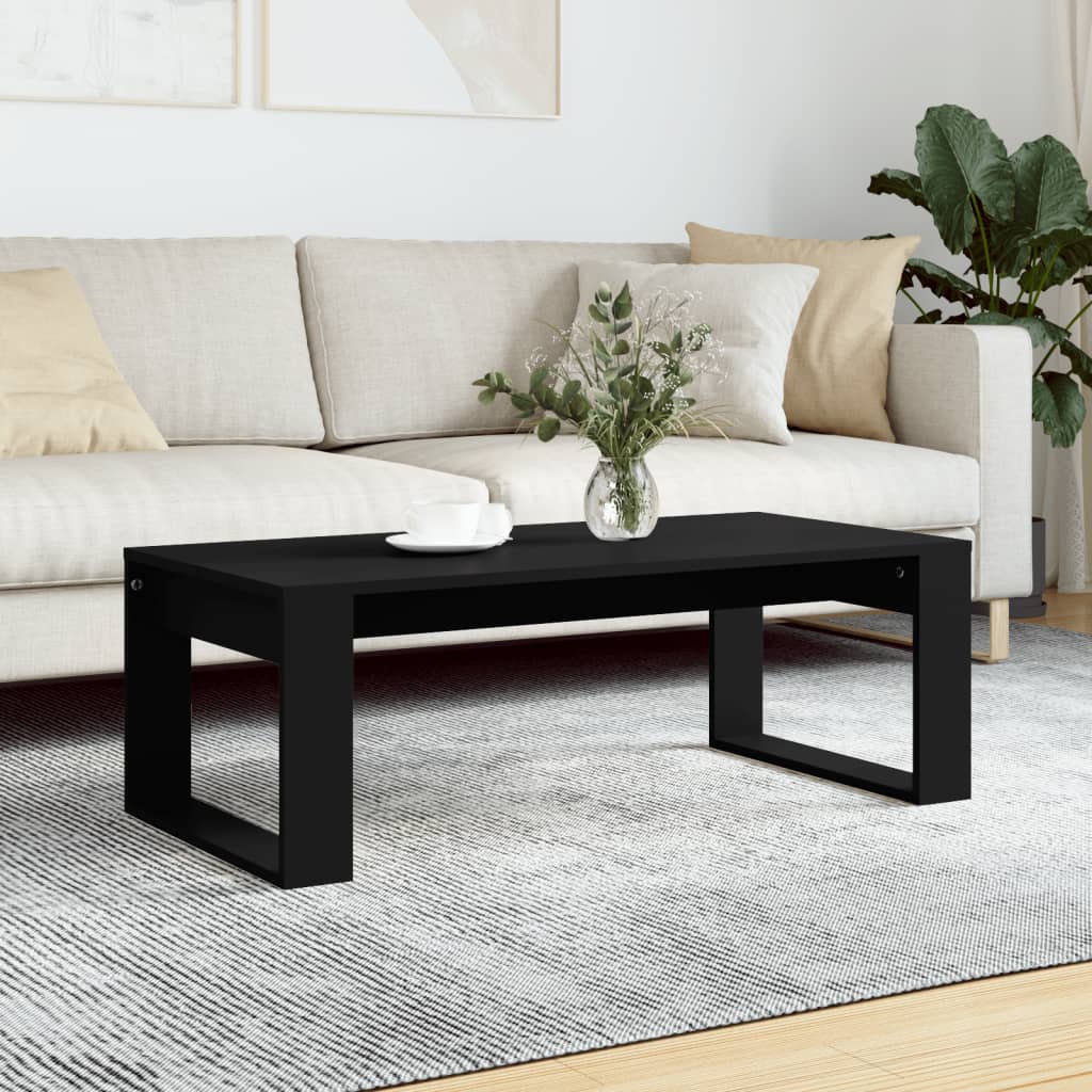 Mesa De Centro Madera De Ingeniería 102X50X35 Cm