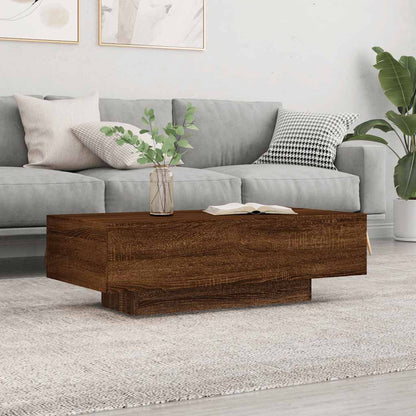 Mesa De Centro Madera De Ingeniería 100X49,5X31 Cm