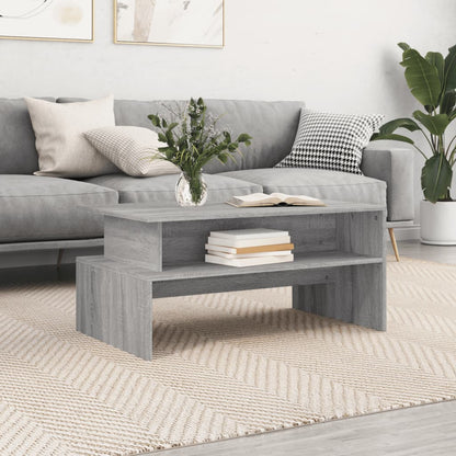 Mesa De Centro Madera De Ingeniería 90X55X42,5 Cm