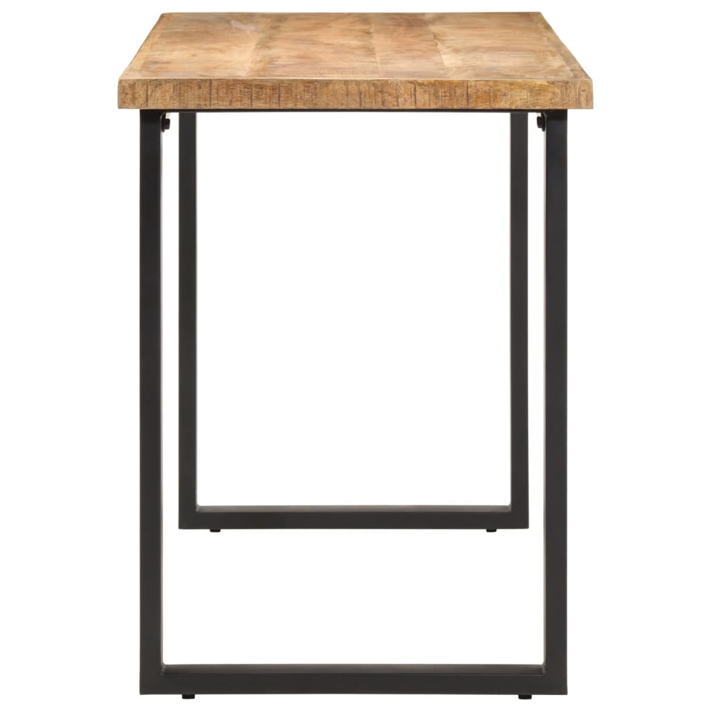 Mesa De Comedor Madera Maciza De Mango 110X55X75 Cm