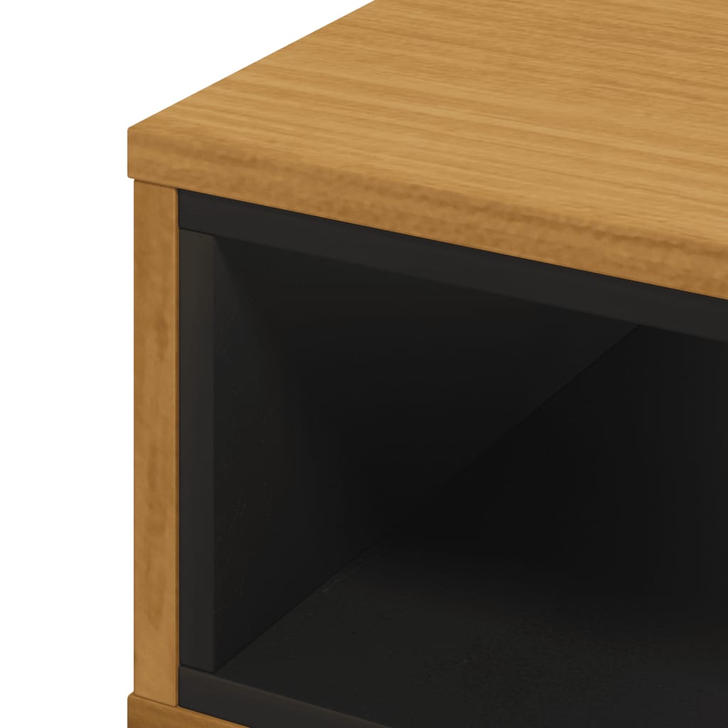Mesa De Centro Flam Madera Maciza De Pino 100X50X32,5 Cm