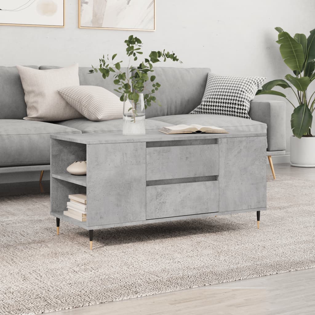 Mesa De Centro Madera Ingeniería 102X44,5X50 Cm