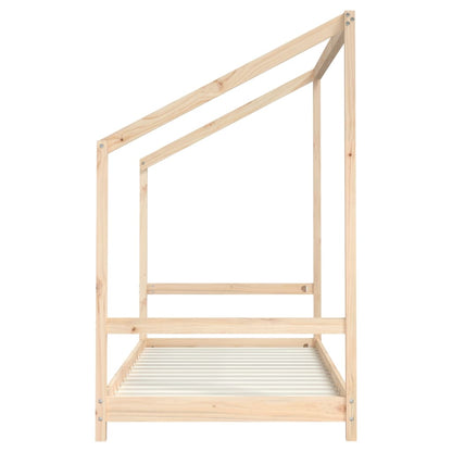 Estructura De Cama De Niños Madera Maciza De Pino 2X(90X160) Cm