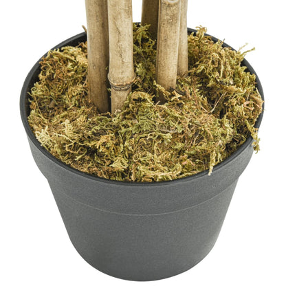 Árbol De Bambú Artificial Con 1288 Hojas Verde 180 Cm