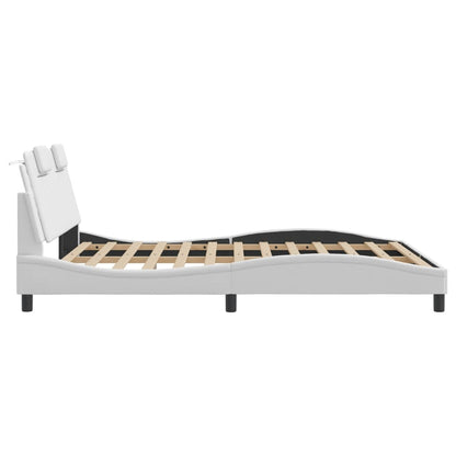 Estructura De Cama Viana Con Led Sin Colchón