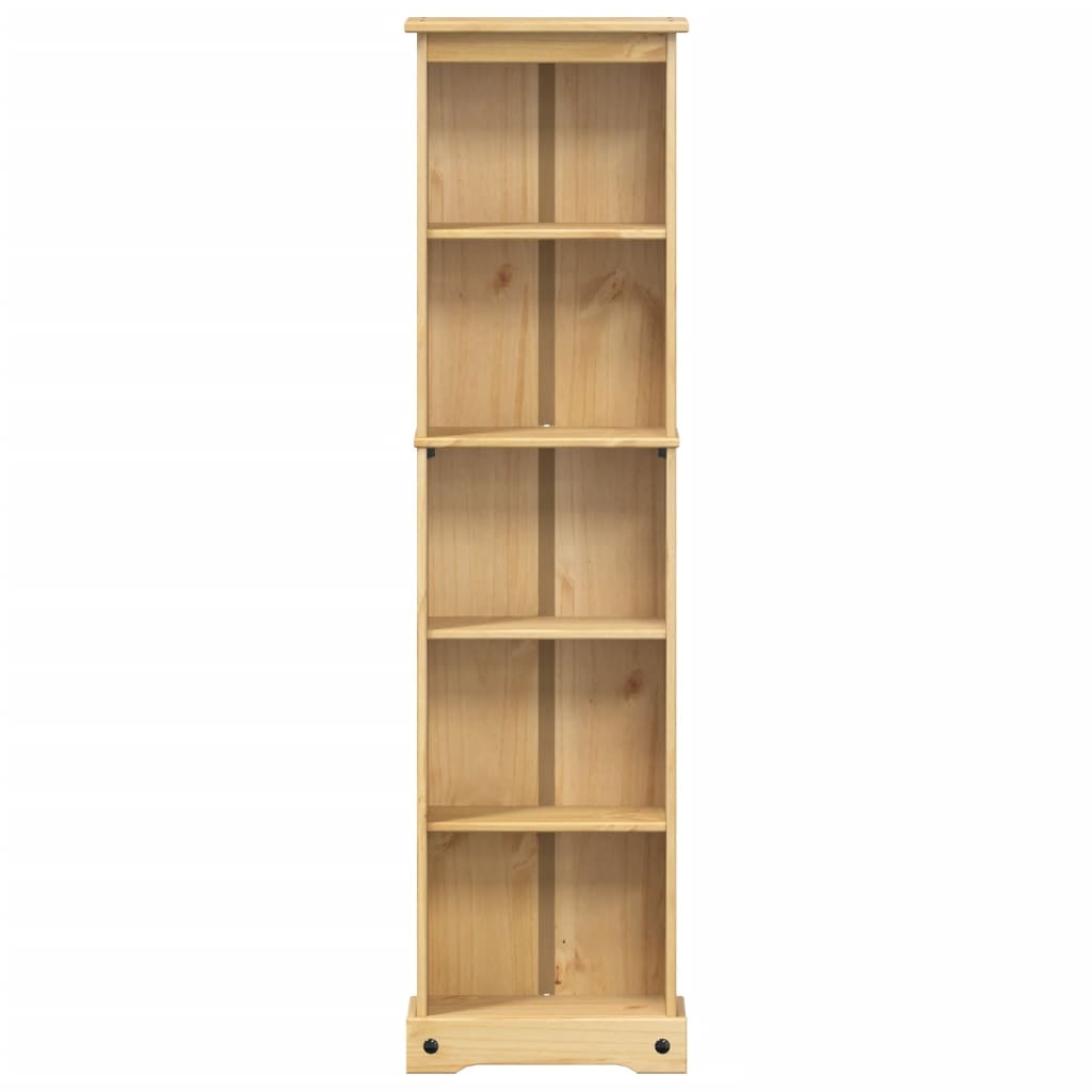 Estantería Corona Madera Maciza De Pino 46X20X170 Cm