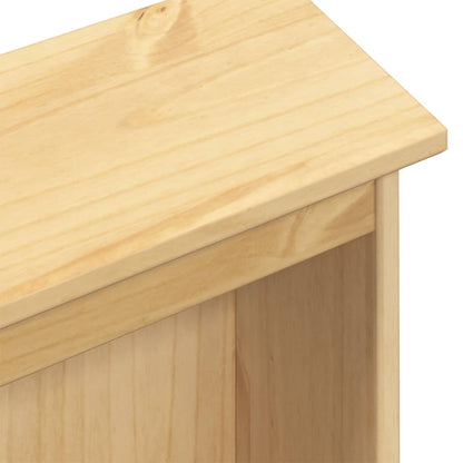 Estantería Corona Madera Maciza De Pino 46X20X170 Cm
