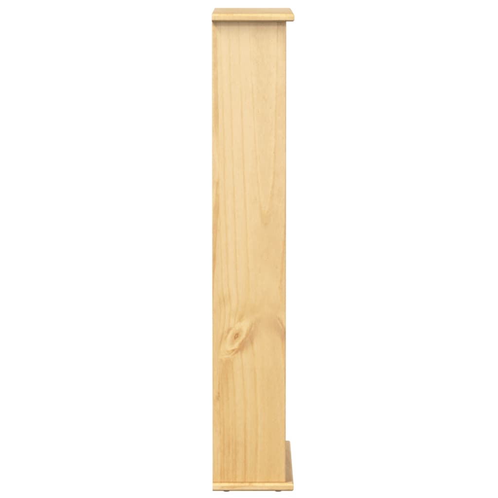 Estantería De Cds Corona Madera Maciza De Pino 52X17,5X103 Cm