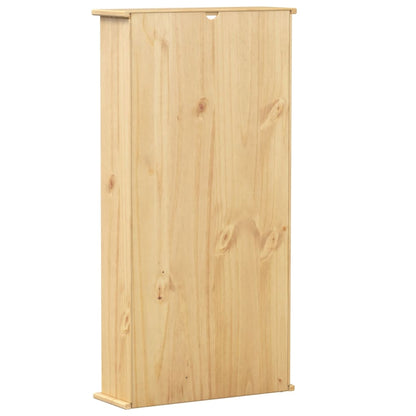 Estantería De Cds Corona Madera Maciza De Pino 52X17,5X103 Cm