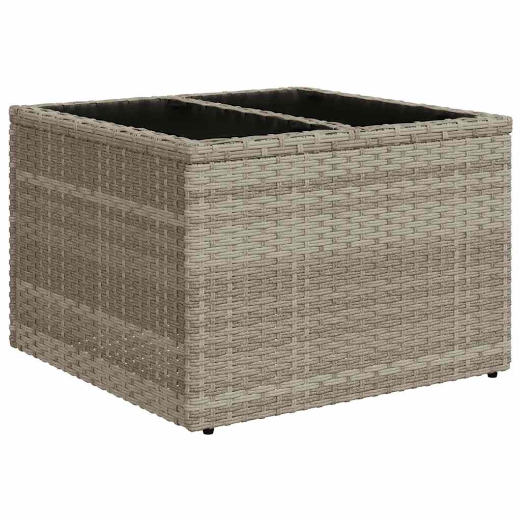 Set De Sofás De Jardín 7 Pzas Con Cojines Ratán Pe