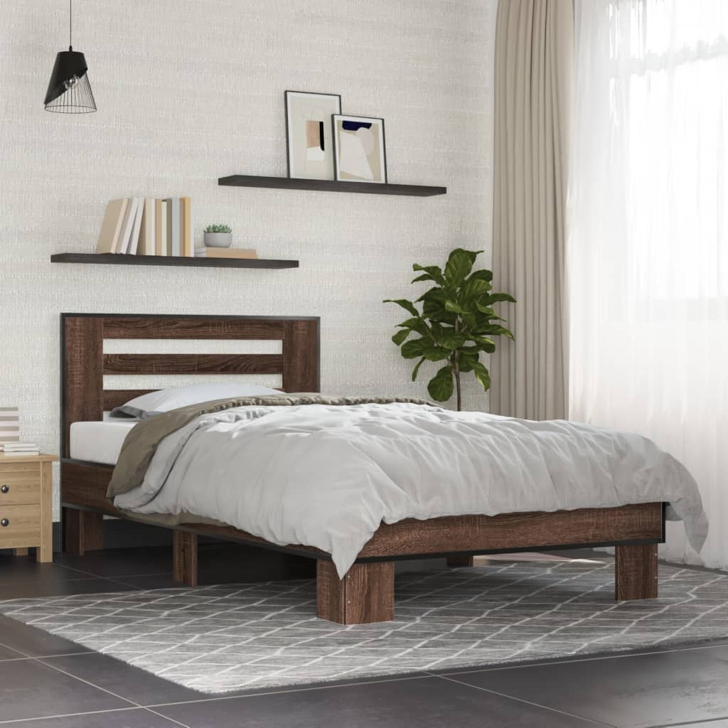Estructura Cama Madera Ingeniería Metal