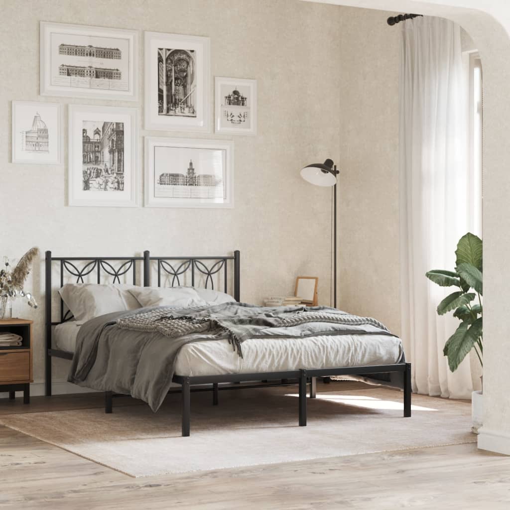 Estructura Cama Sin Colchón Con Estribo Metal