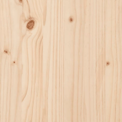 Mesa De Comedor Marco X Madera Maciza Pino Acero 100X50X75,5 Cm