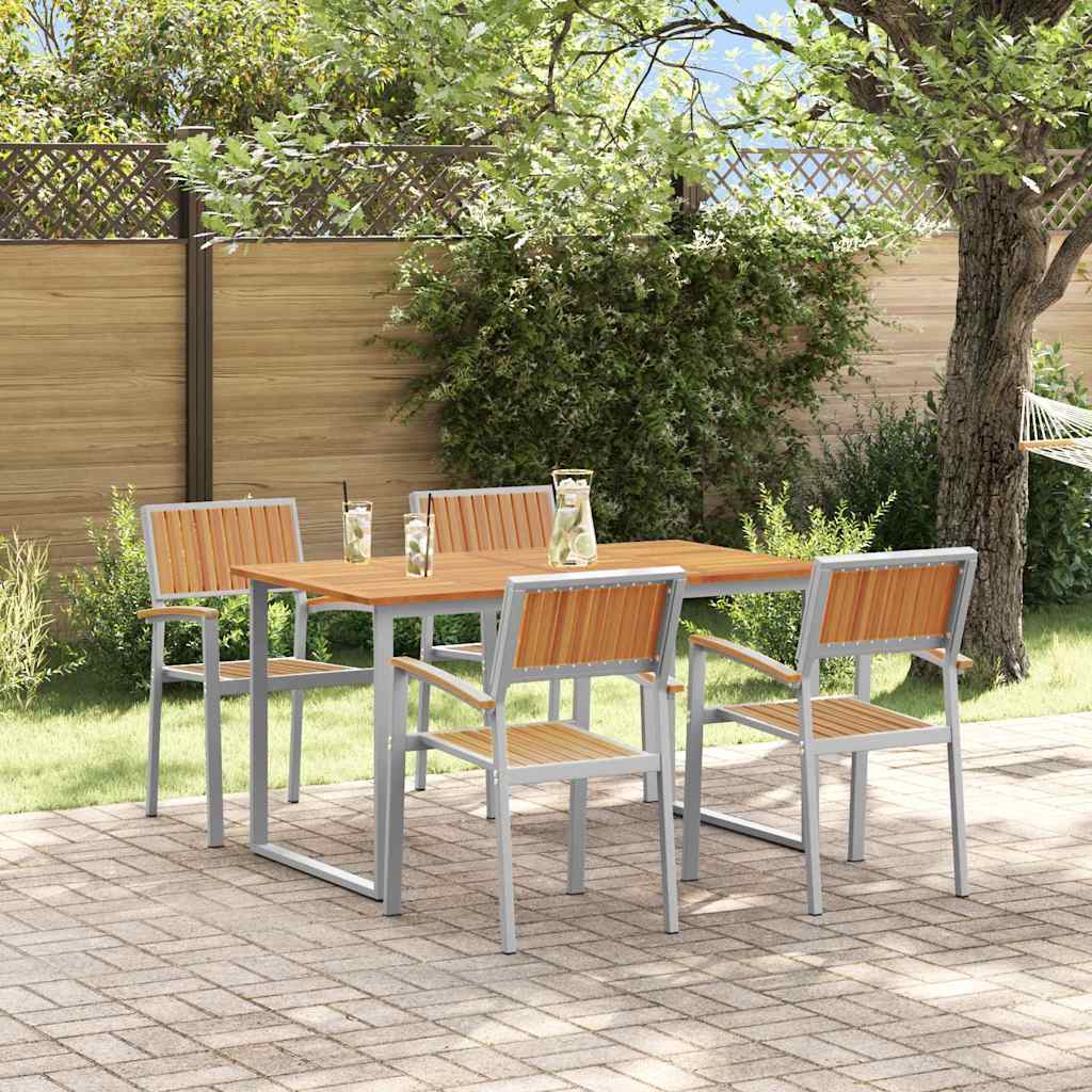 Conjunto De Comedor De Jardín 5 Uds.