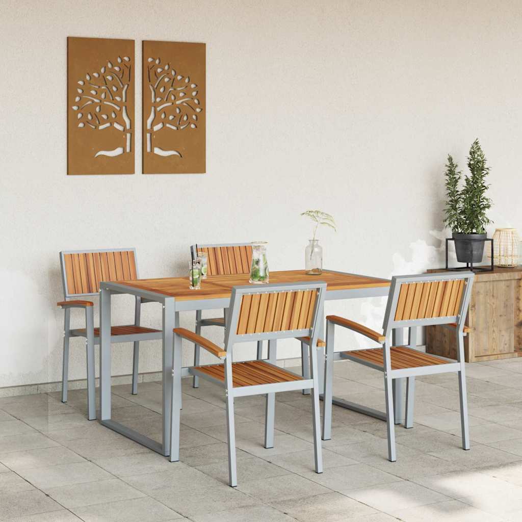 Conjunto De Comedor De Jardín 5 Uds.