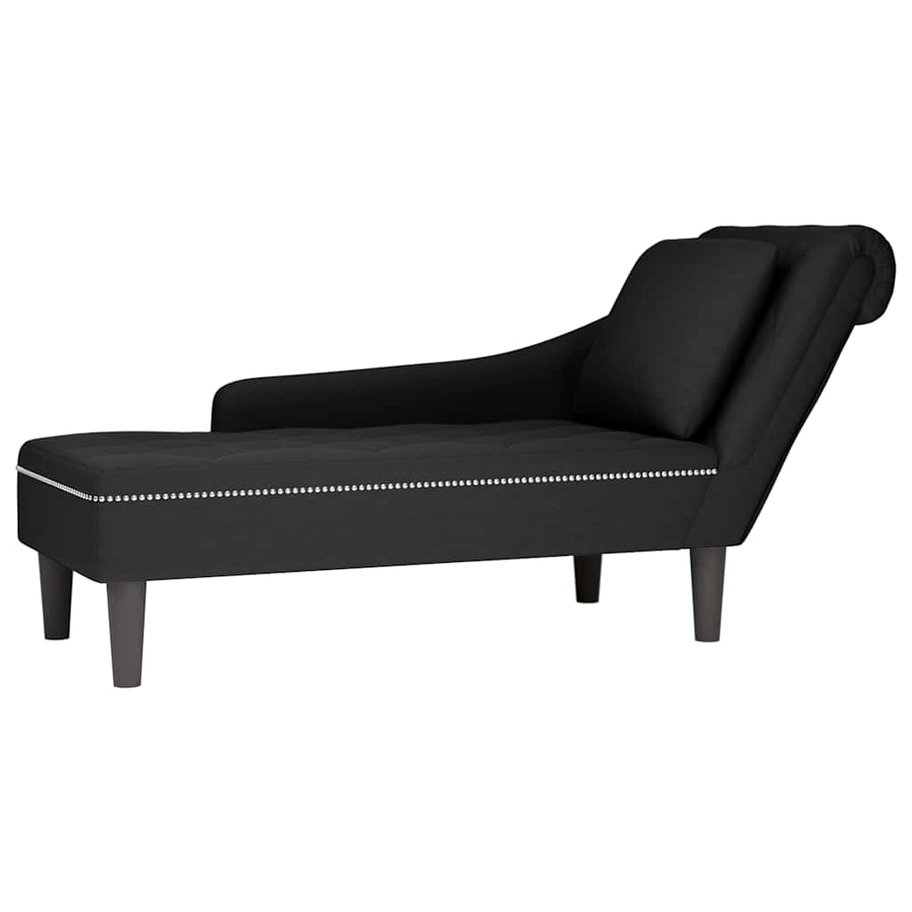 Tumbona Con Almohada Y Reposabrazo Derecho Terciopelo