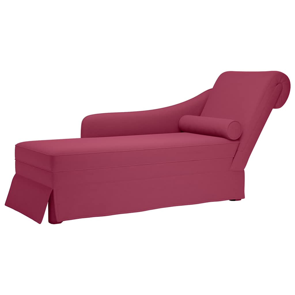 Chaise Longue Respaldo Reposabrazos Derecho Terciopelo