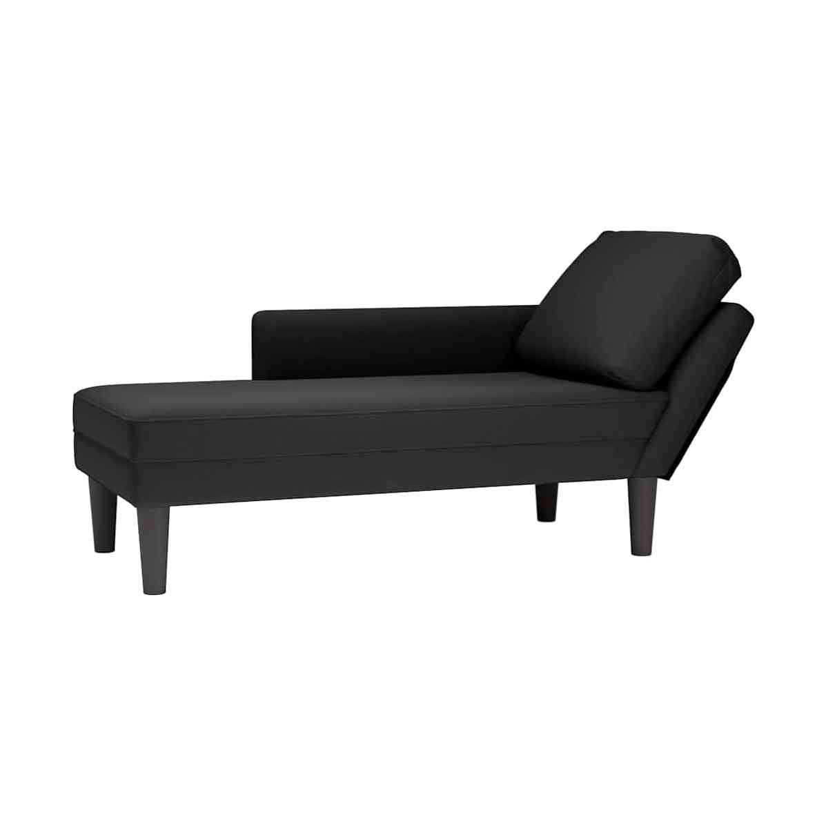 Tumbona Con Almohada Y Reposabrazo Derecho Terciopelo