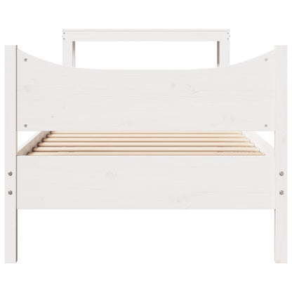 Estructura De Cama Con Cabecero Madera Pino
