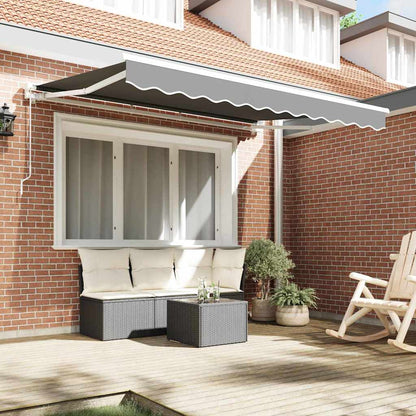 Estructura Del Toldo Manual Ajustable 3,5 X 2 M Acero