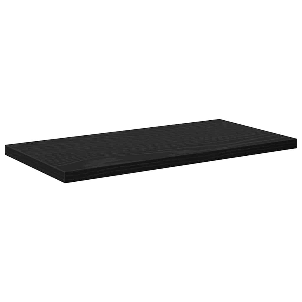 Tablero De Estantería 4 Pcs Negro