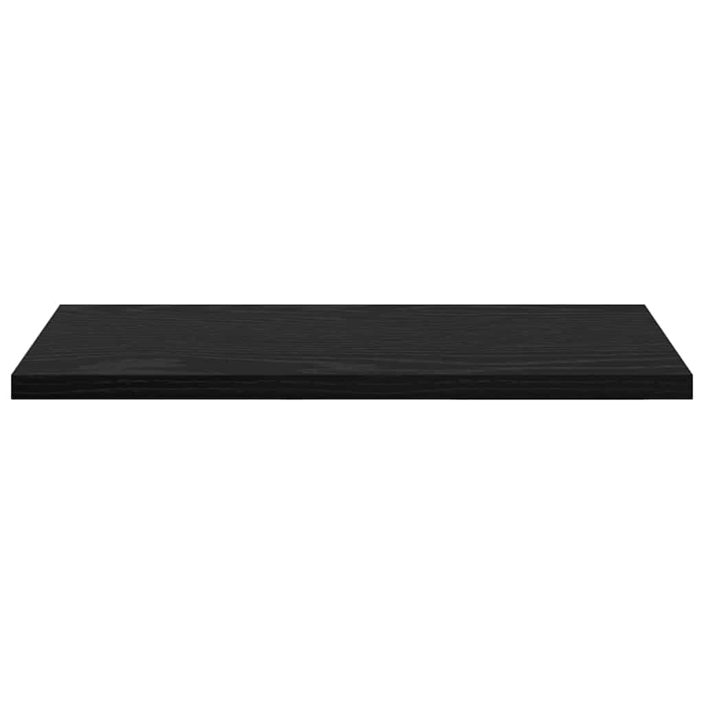 Tablero De Estantería 4 Pcs Negro