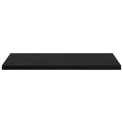 Tablero De Estantería 4 Pcs Negro