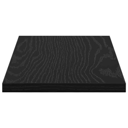 Tablero De Estantería 4 Pcs Negro