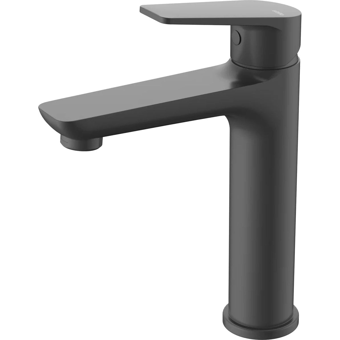 Grifo de lavabo alto Stillo Hera negro con apertura en frío y aireador