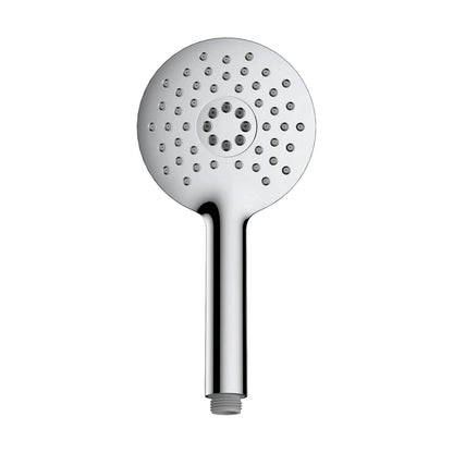 Columna de grifería para ducha monomando Stillo Hades cromo rociador mural 2 vías Ø250mm maneral de 3 funciones moleteado