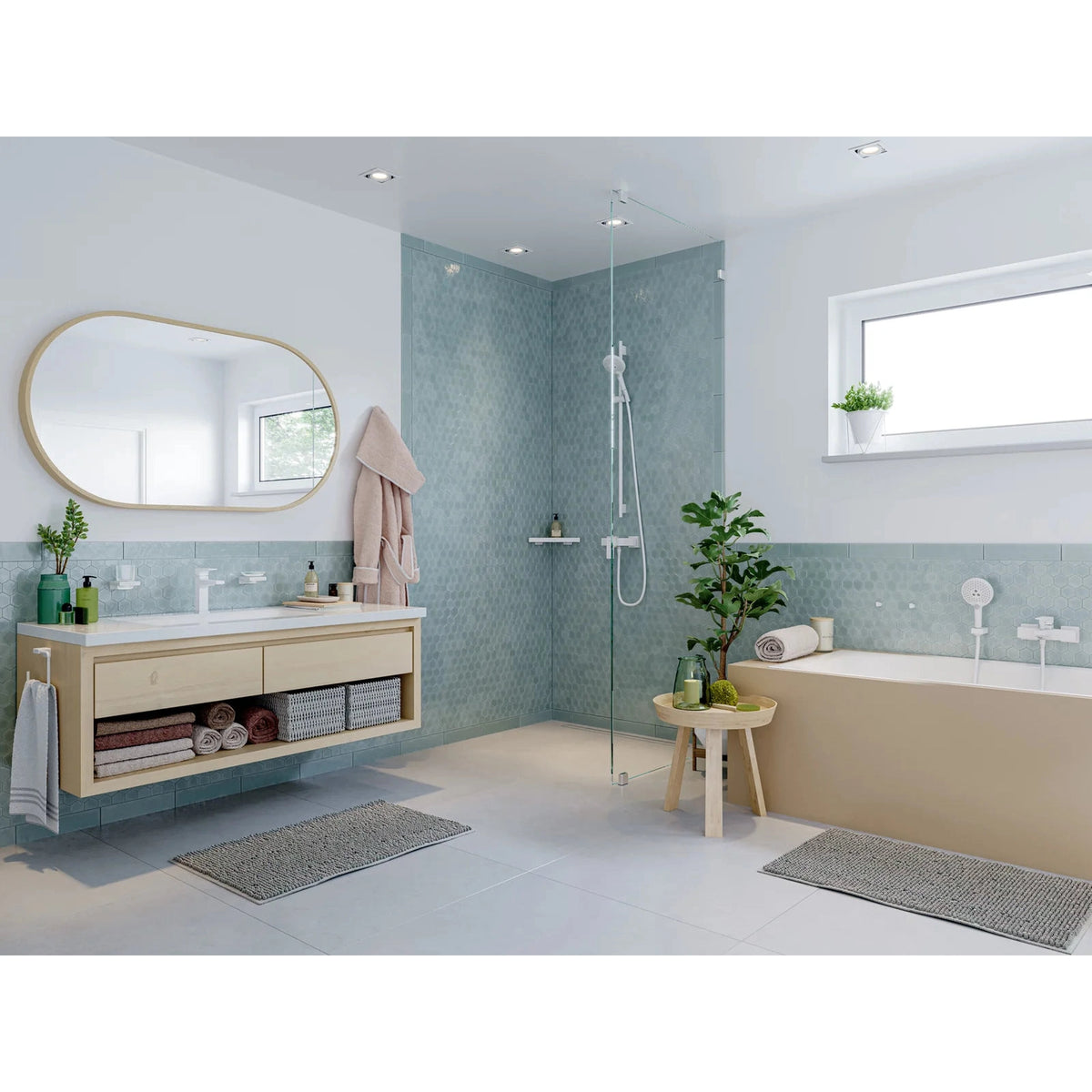Ducha Hansgrohe Metropol monomando oro