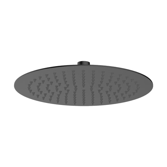 Columna de grifería para ducha monomando Stillo Hades negro rociador mural 2 vías Ø250mm maneral de 3 funciones moleteado