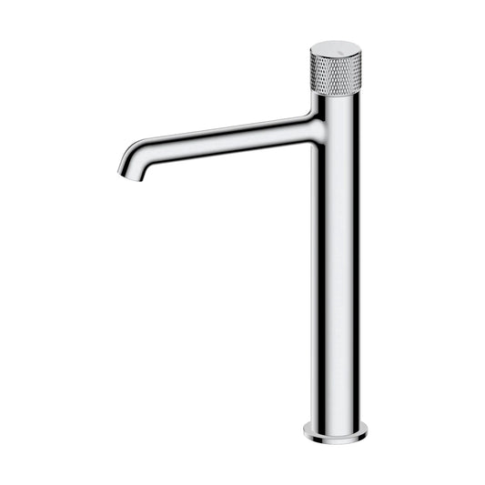 Grifo de lavabo extra alto Stillo Hades volante Cold Open cromo con aireador