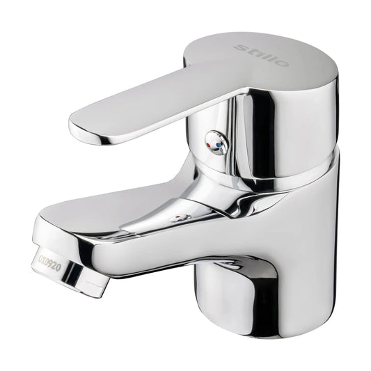 Grifo de lavabo bajo Stillo Capri Evo cromo con aireador